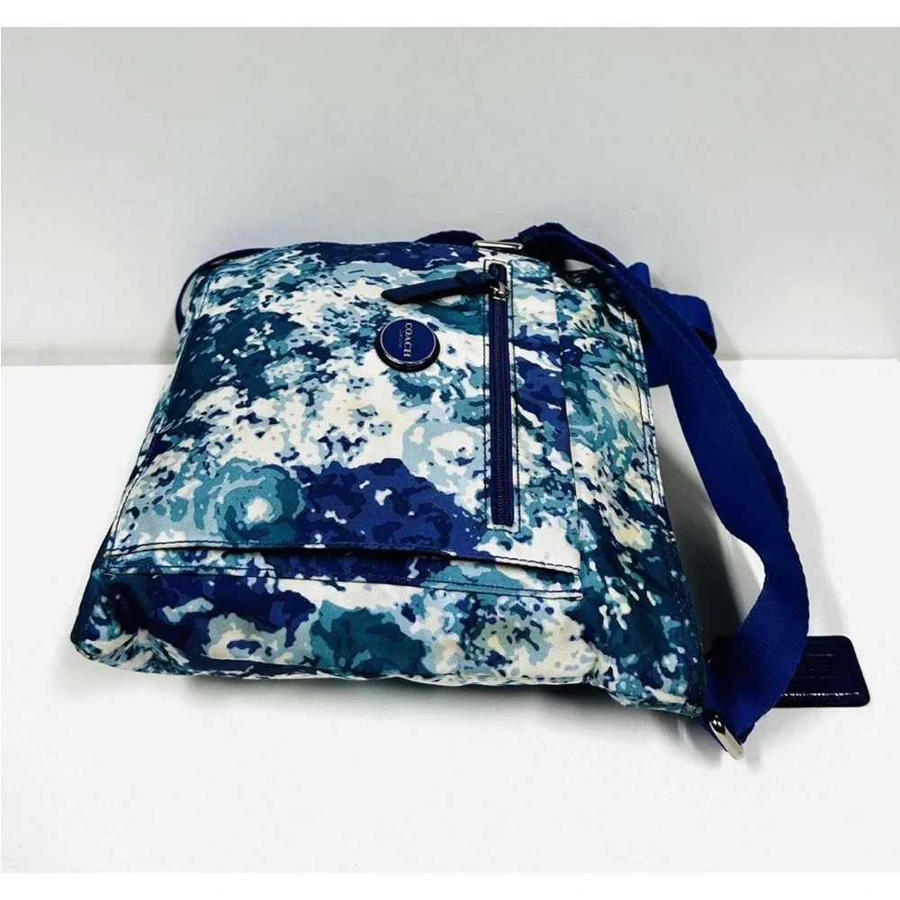 Coach canvas blue